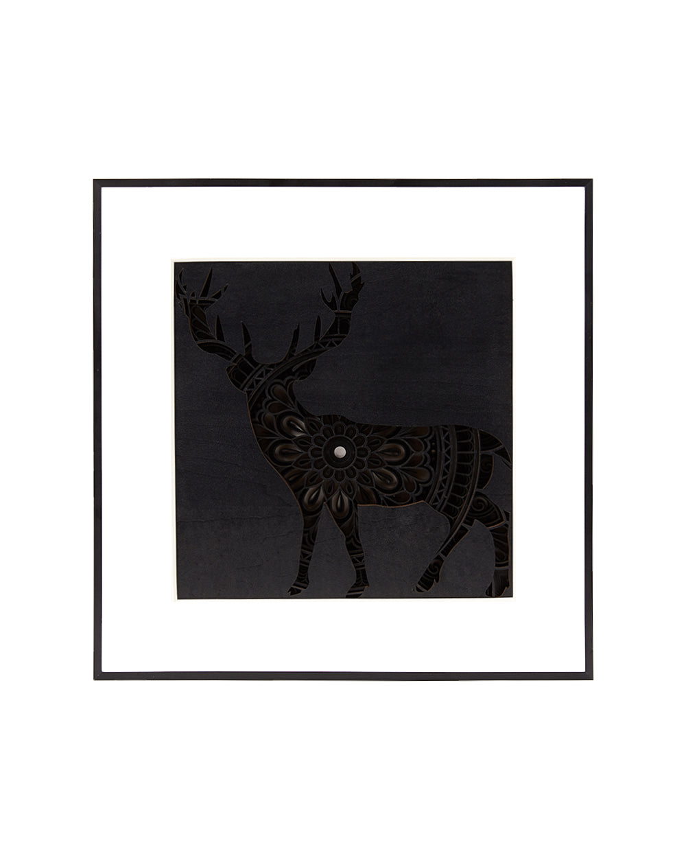 Deer Modern Series Home Aesthetics Multi Layer Carving Art Painting