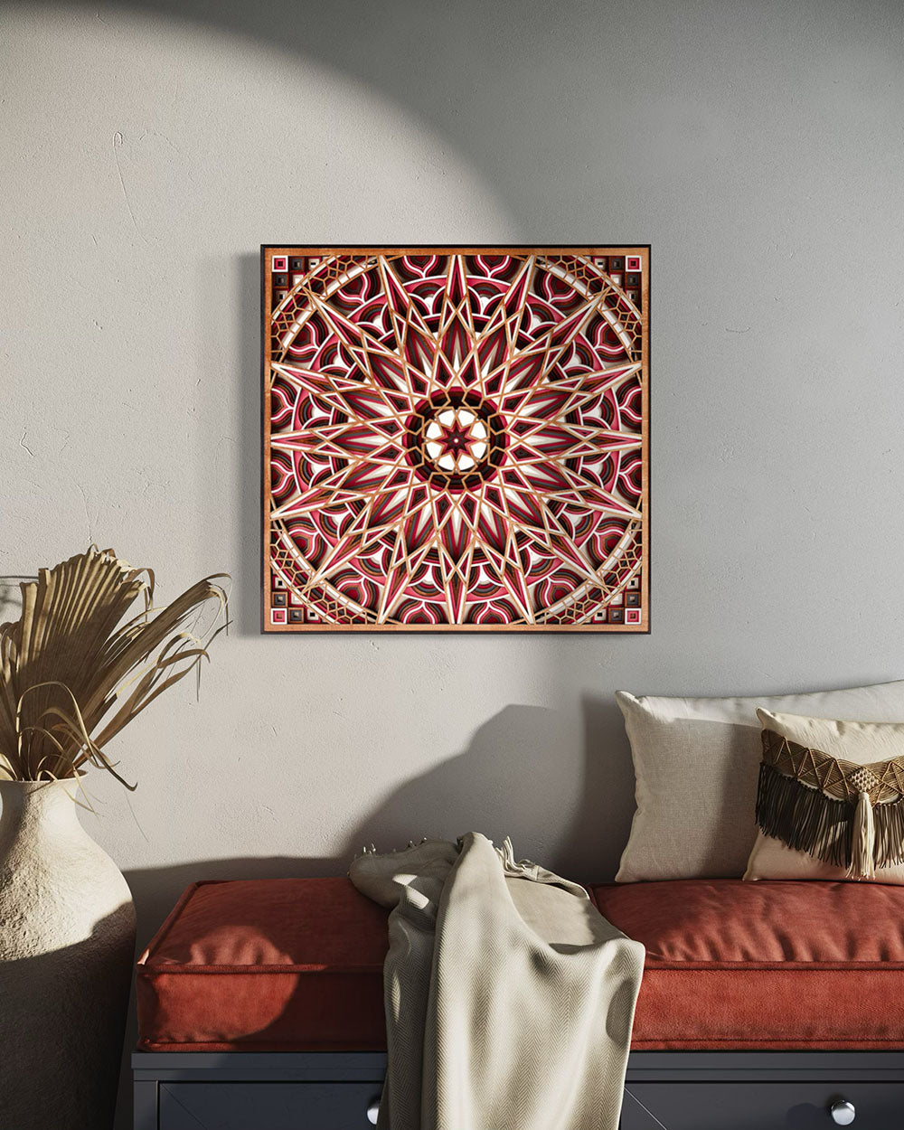 Starlight Modern Series Home Aesthetics Layered Carving Art Painting